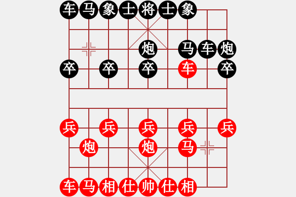 象棋棋谱图片：017小列手破大列手炮局 - 步数：10 