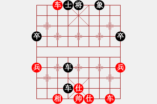 象棋棋谱图片：我的网上实战2008年5月7日双直车借将力妙杀 - 步数：70 