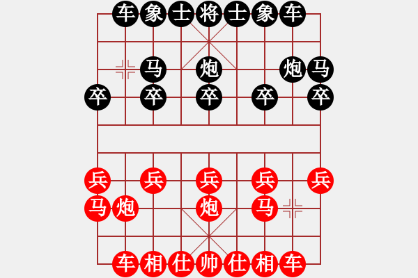象棋棋谱图片:016大列手炮局 - 步数:10 象棋棋谱图片:016大列手炮局 - 步数:10