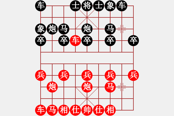 象棋棋谱图片:006-顺炮直车夹马炮起相保马破横车 - 步数:10 象棋棋谱图片:006-顺炮直车夹马炮起相保马破横车 - 步数:10