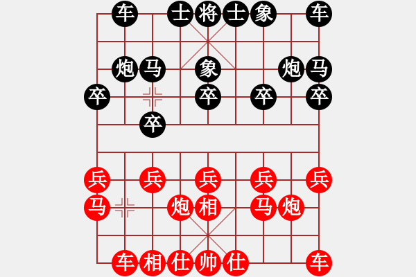 象棋棋谱图片：越南 赖理兄 胜 马来西亚 方仕杰 - 步数：10 