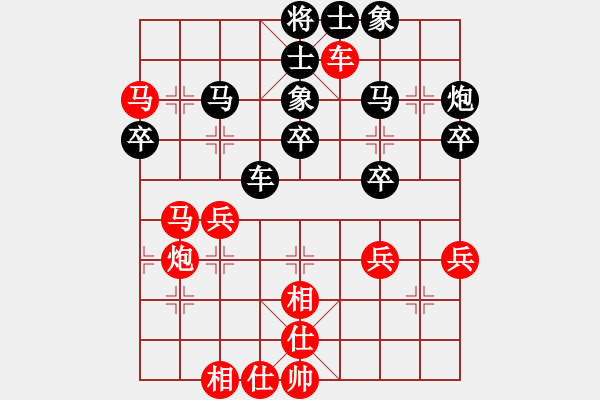 象棋棋谱图片:广东省 张峻 和 广东省 陈孟希 - 步数:40 象棋棋谱图片:广东省 张峻 和 广东省 陈孟希 - 步数:40