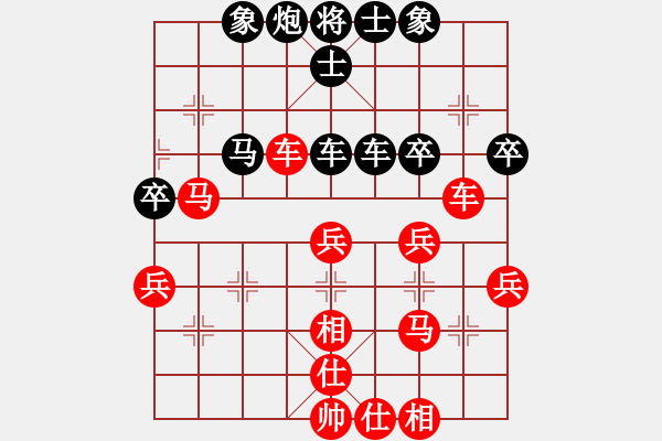 象棋棋谱图片:金阳(9段)-和-木叶(月将) - 步数:40 象棋棋谱图片:金阳(9段)-和-木叶(月将) - 步数:40