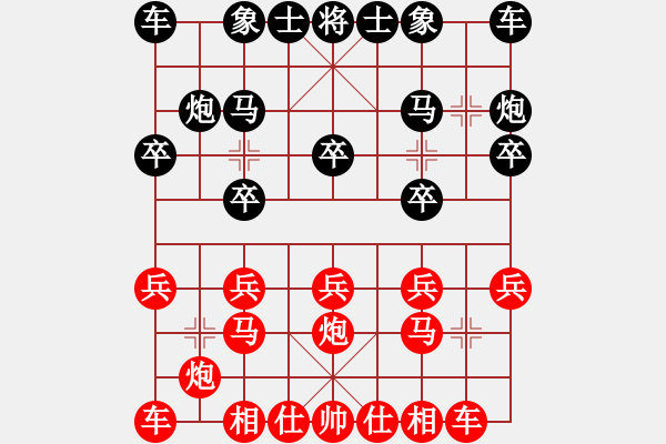 象棋棋谱图片:雷公炮 - 步数:10 象棋棋谱图片:雷公炮 - 步数:10