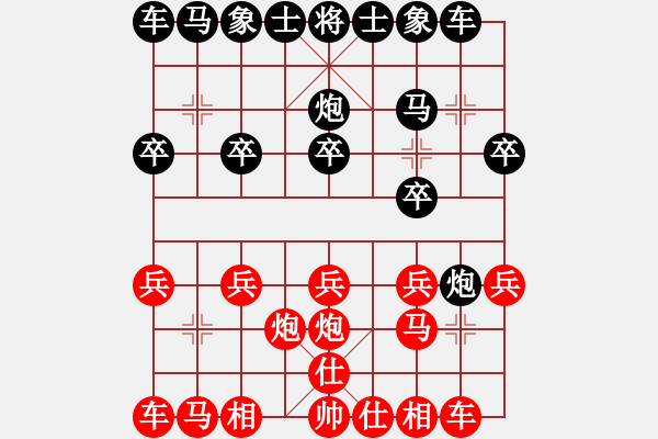 象棋棋谱图片:一盘网络对局 - 步数:10 象棋棋谱图片:一盘网络对局 - 步数:10