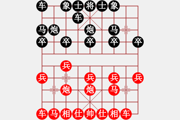 象棋棋谱图片：一心一意【640324983】负竹叶青 2022-10－27 - 步数：10 