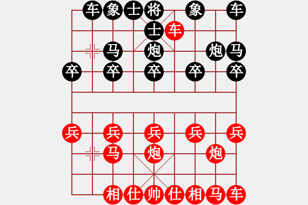 象棋棋谱图片：“自”字 第三局 - 步数：10 