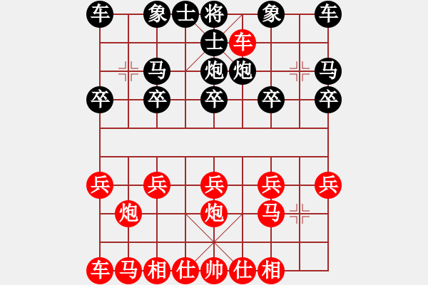 象棋棋谱图片:019列炮破补士角炮局 - 步数:10 象棋棋谱图片:019列炮破补士角炮局 - 步数:10