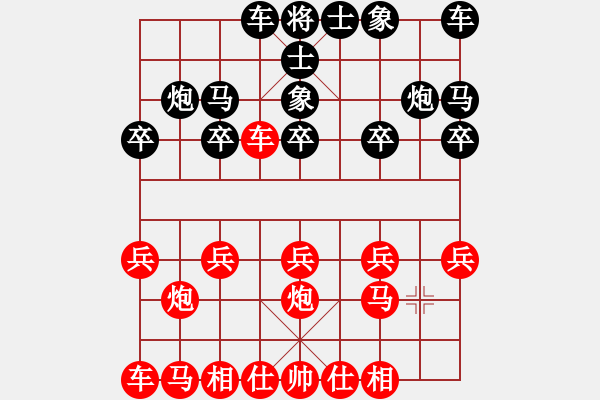 象棋棋谱图片:014右炮横车破象局 - 步数:10 象棋棋谱图片:014右炮横车破象局 - 步数:10