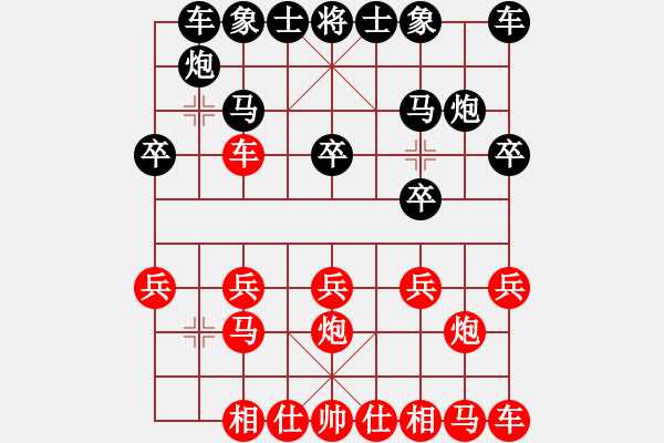 象棋棋谱图片:第6局退右炮破过河车贪吃卒 - 步数:10 象棋棋谱图片:第6局退右炮破过河车贪吃卒 - 步数:10