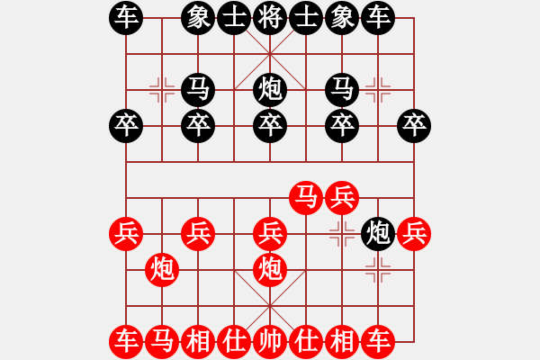 象棋棋谱图片:河北省象棋名人赛 - 步数:10 象棋棋谱图片:河北省象棋名人赛 - 步数:10