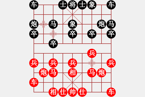 象棋棋谱图片：安徽省 李彧萌 负 广东省 郭佳琳 - 步数：10 